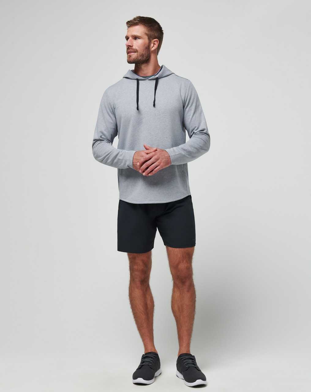 Travis Mathew Upgraded Tech Hoodie Heather Grey | LBHWJOI-35