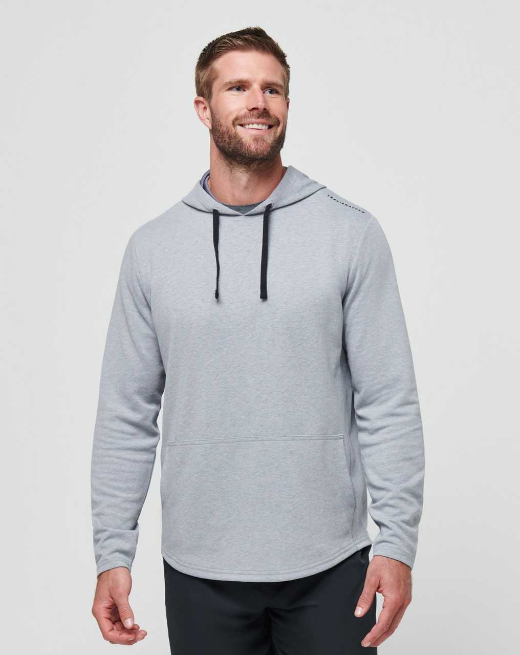 Travis Mathew Upgraded Tech Hoodie Heather Grey | LBHWJOI-35