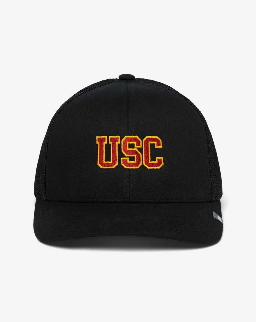 Travis Mathew Usc Widder 2.0 Snapback Hat Black | ZRENTVD-40