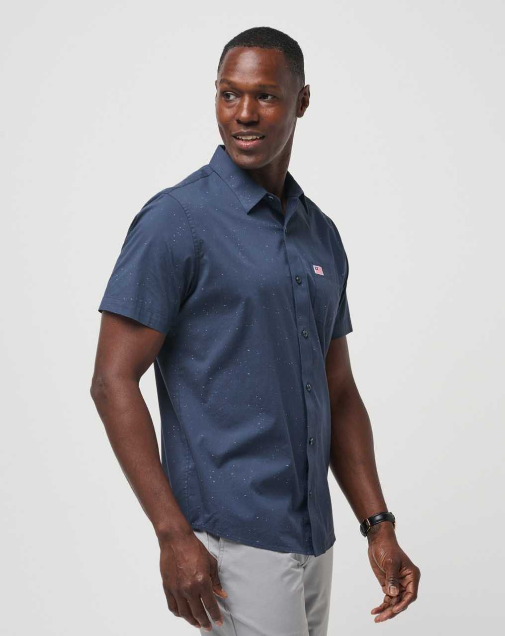 Travis Mathew Valley Forge Button-up Total Eclipse | KWJOFRP-73