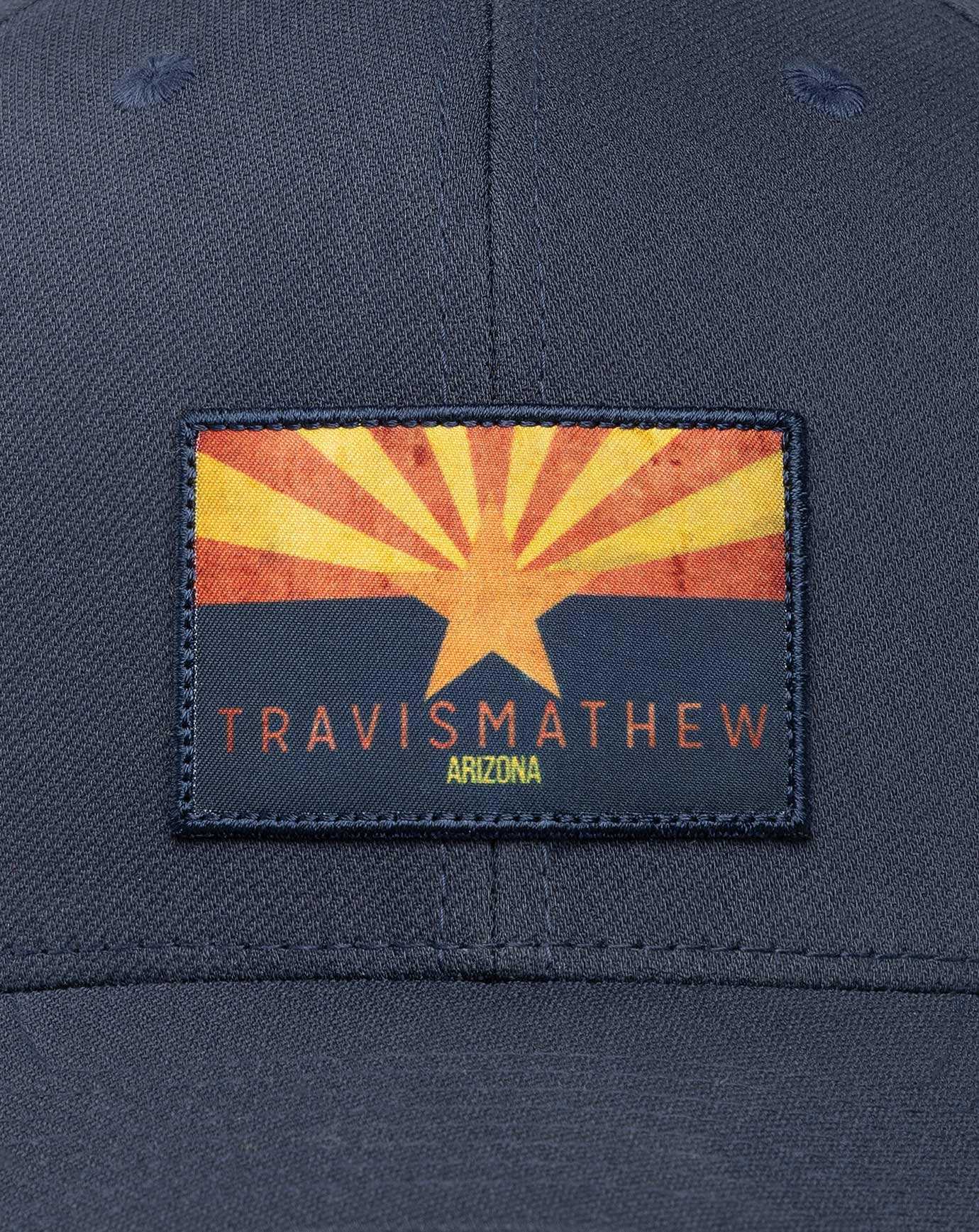 Travis Mathew Valley Of The Sun 2.0 Snapback Hat Blue Nights | FQBDMOZ-96