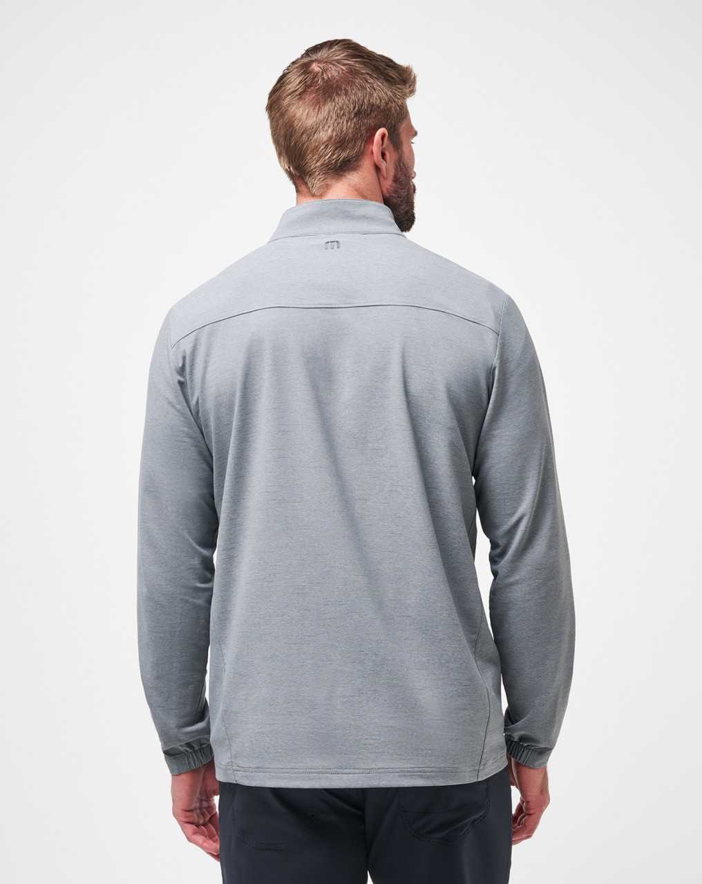 Travis Mathew Valley View Full Zip Heather Grey | RXOUWDI-12