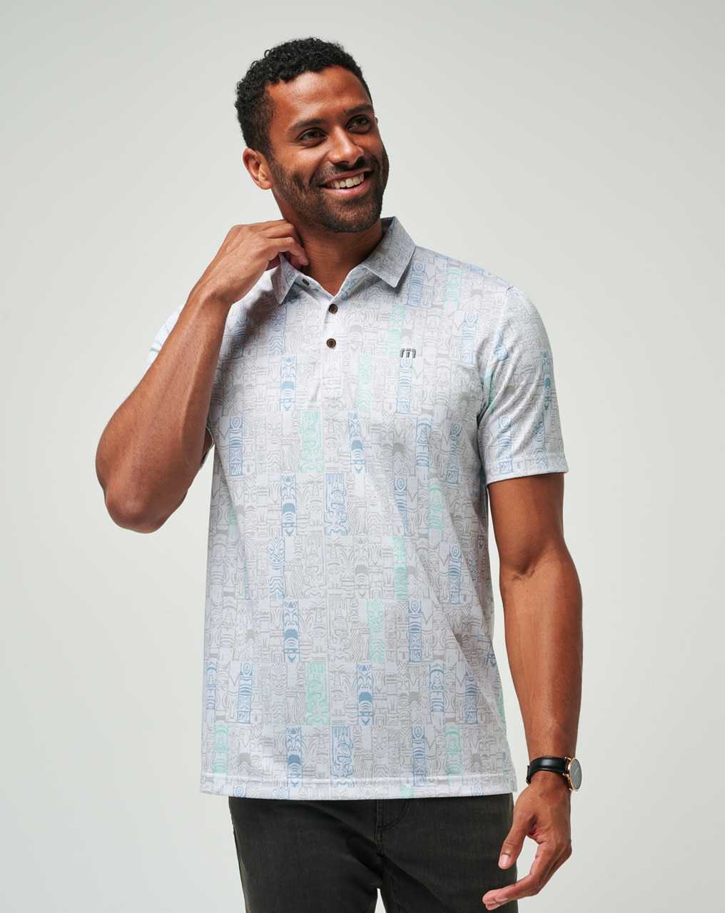 Travis Mathew Waimea Bae Polo White | UVWLOTM-37