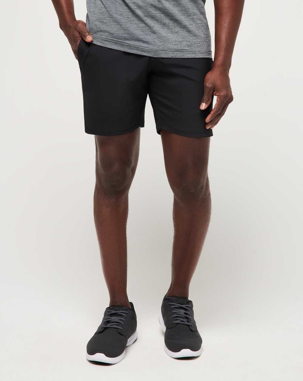 Travis Mathew Wanderlust E-waist Short 7.5in Black | TBAEZHR-53