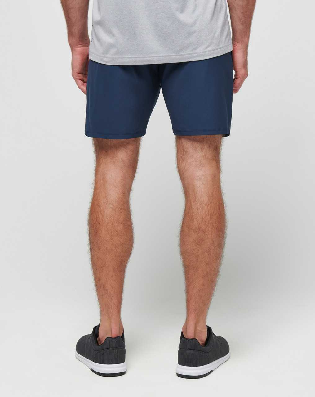 Travis Mathew Wanderlust E-waist Short 7.5in Mood Indigo | PXGUYRK-54