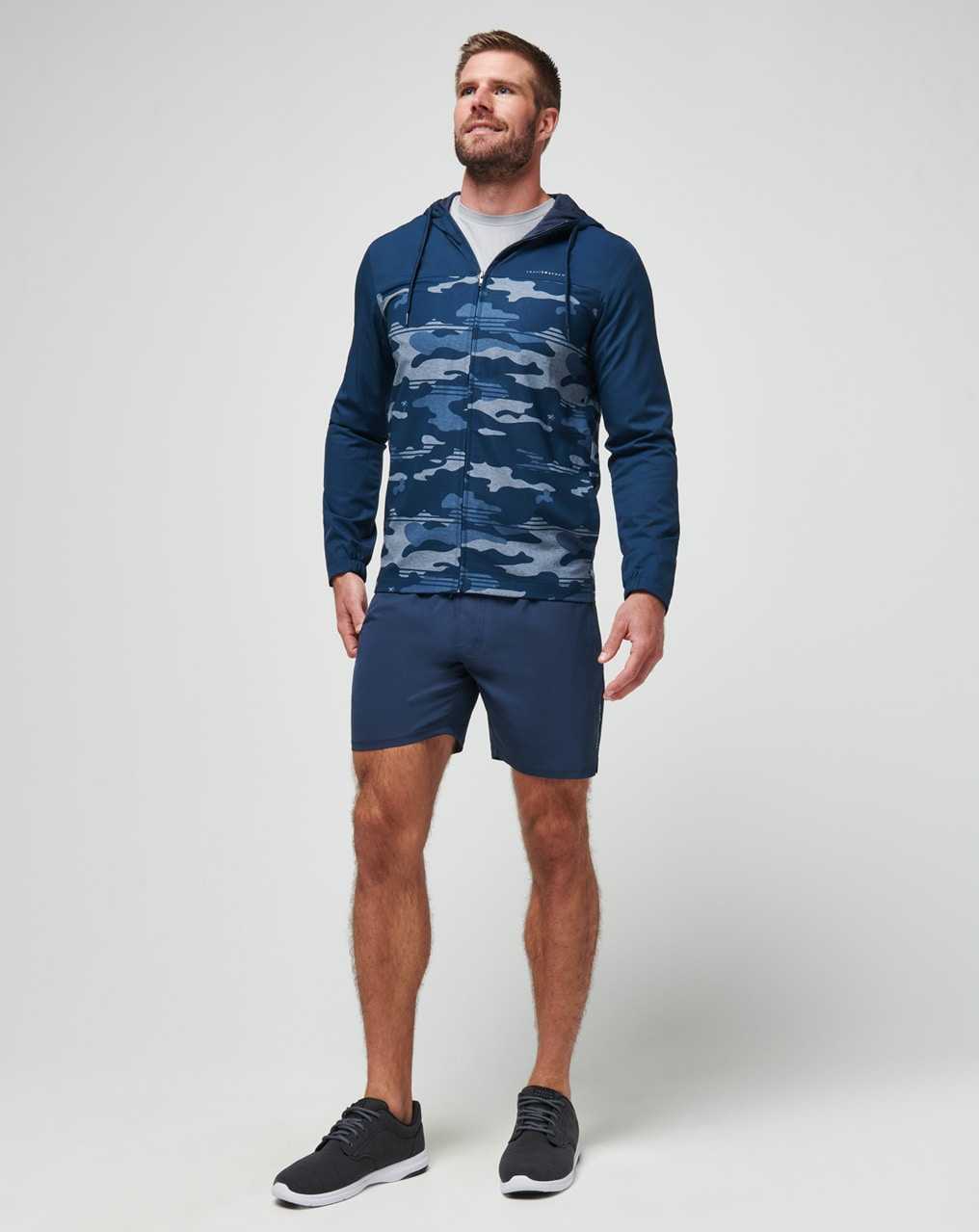 Travis Mathew Wanderlust E-waist Short 7.5in Mood Indigo | PXGUYRK-54