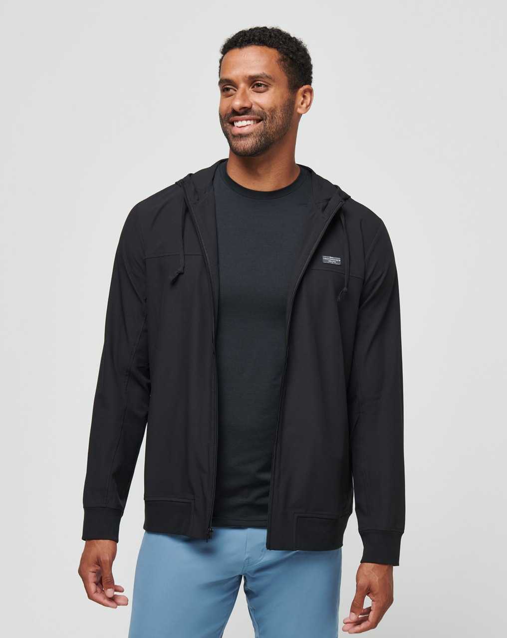 Travis Mathew Wanderlust Hoodie Black | KSEXLAN-93