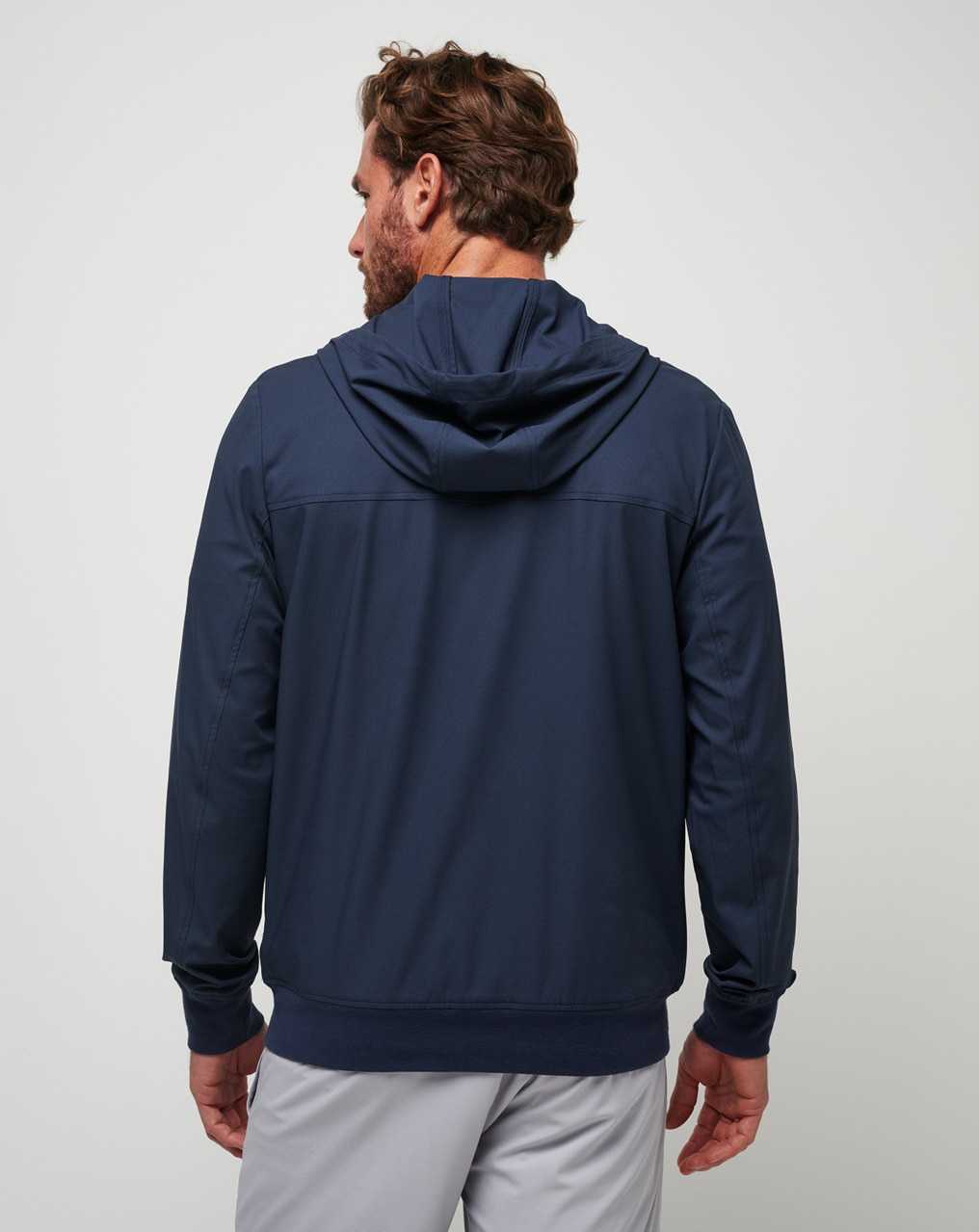 Travis Mathew Wanderlust Hoodie Mood Indigo | QMJKPZL-76