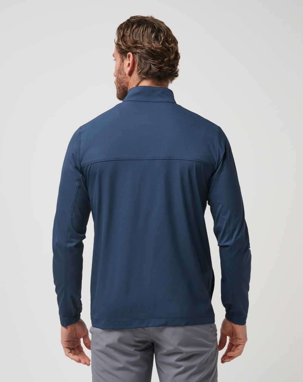 Travis Mathew Wanderlust Quarter Zip Mood Indigo | JGOBYWT-27