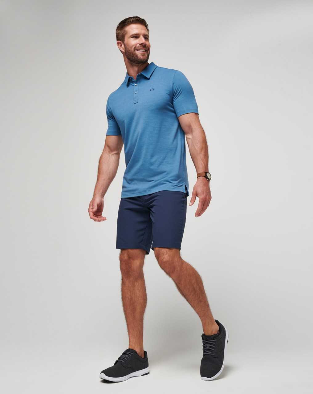 Travis Mathew Wanderlust Short 9in Mood Indigo | SKGJDTR-94