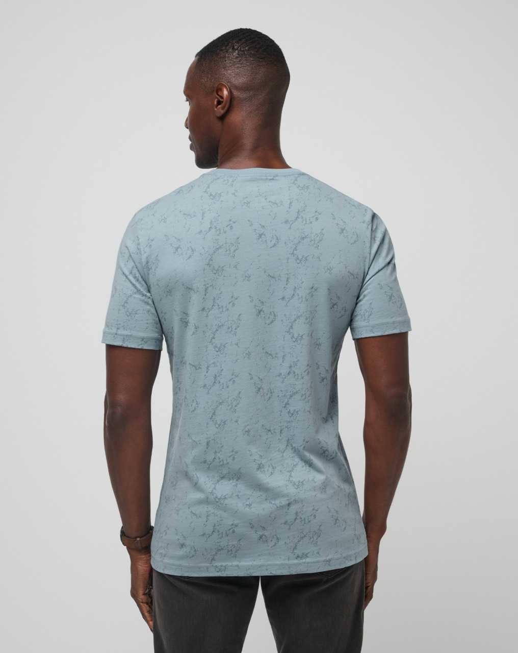 Travis Mathew Warmer Tides Pocket Tee Dusty Blue | YNVPWKL-37