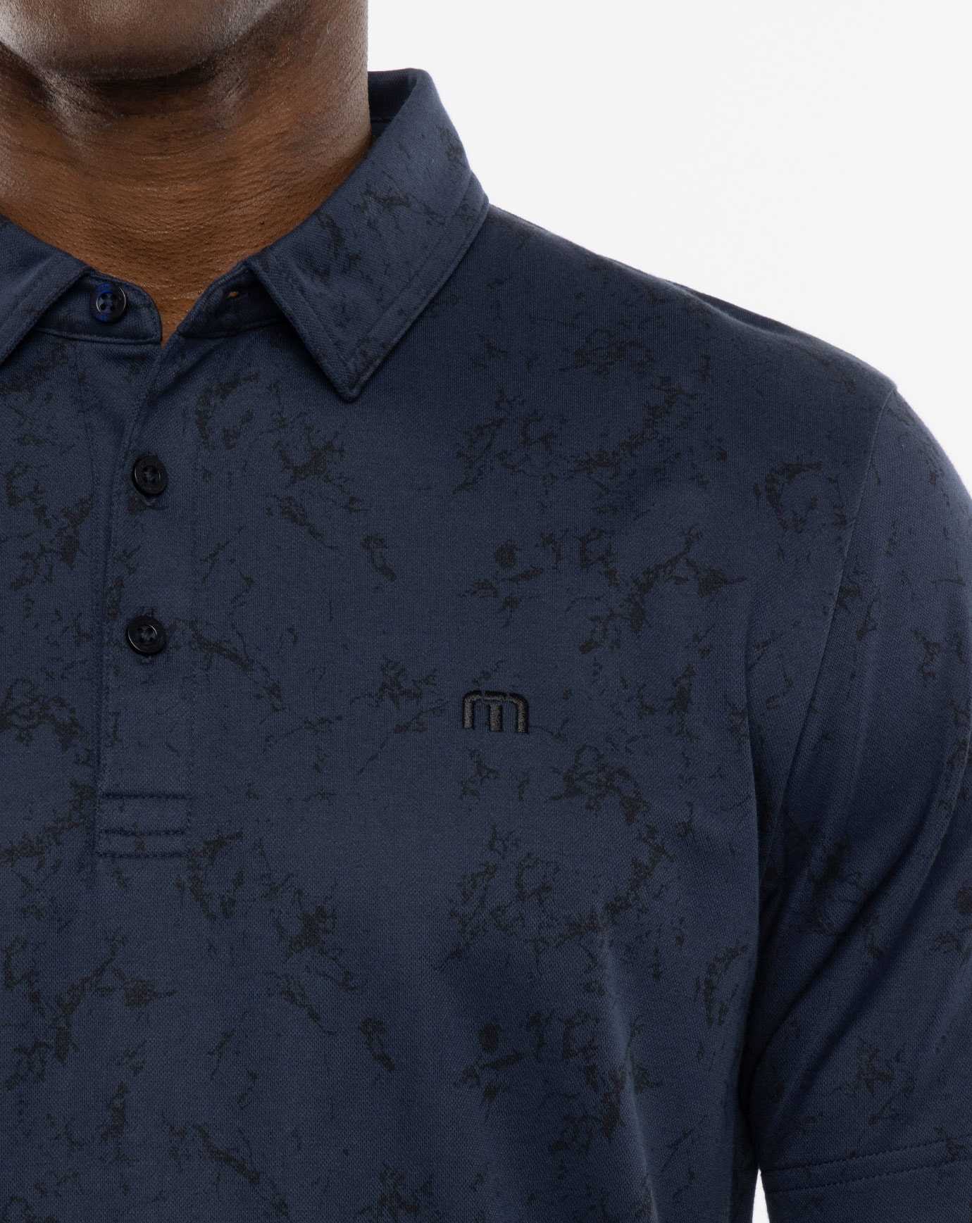 Travis Mathew Warmer Tides Polo Total Eclipse | ILBKQVD-60