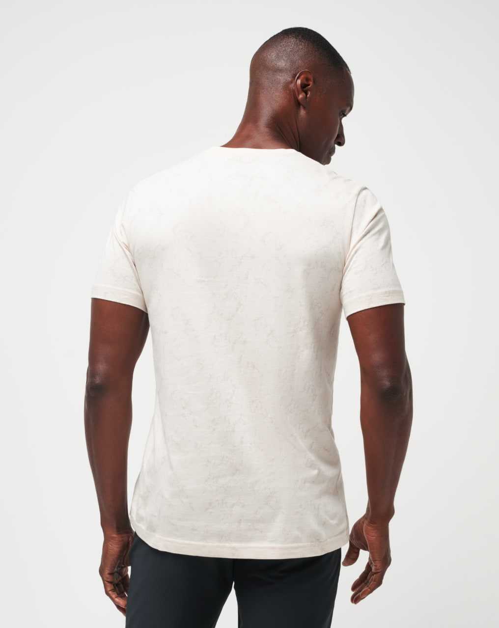 Travis Mathew Warmer Tides Tee Moonbeam | ZXPHBQY-85