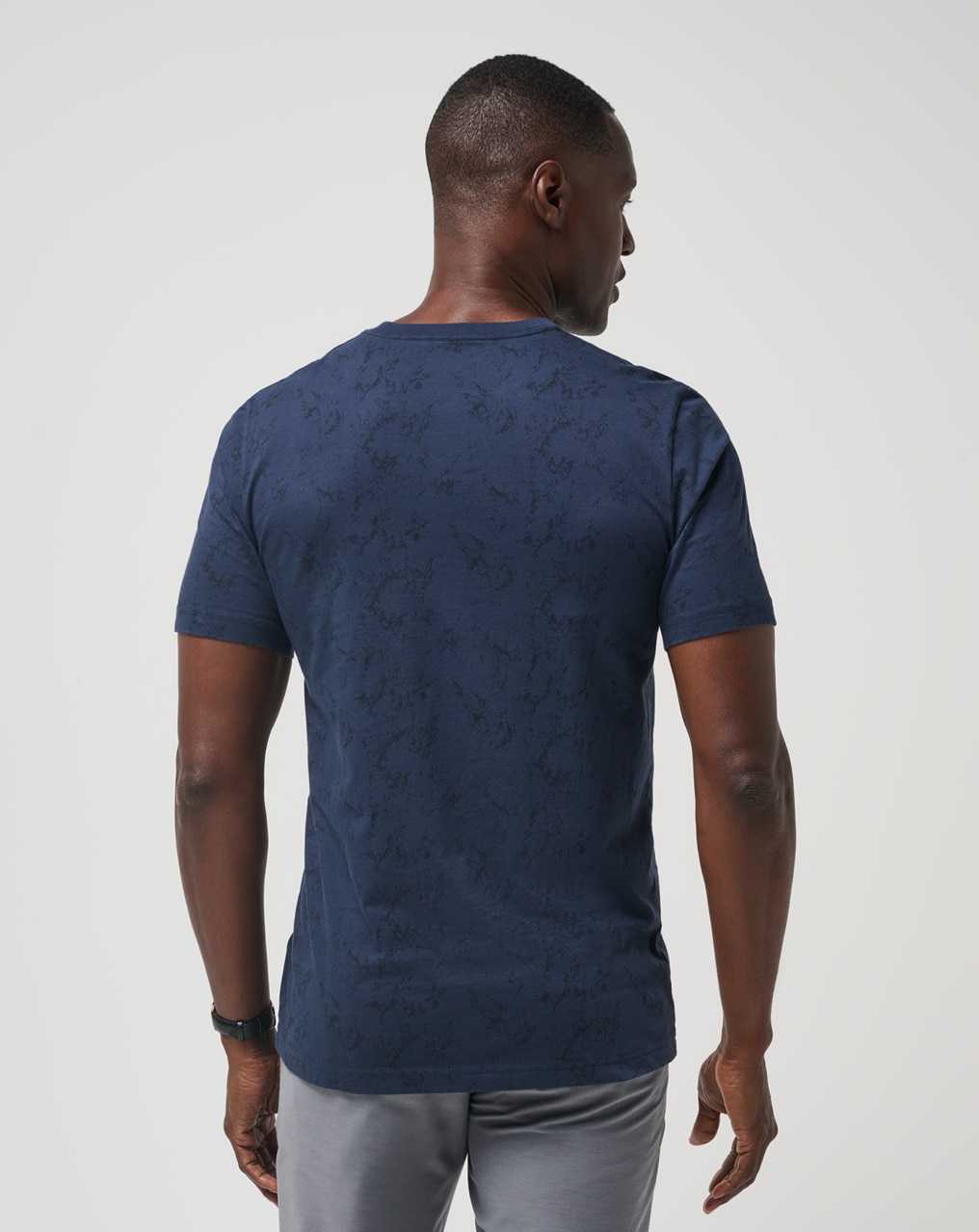 Travis Mathew Warmer Tides Tee Total Eclipse | VASKYXG-69