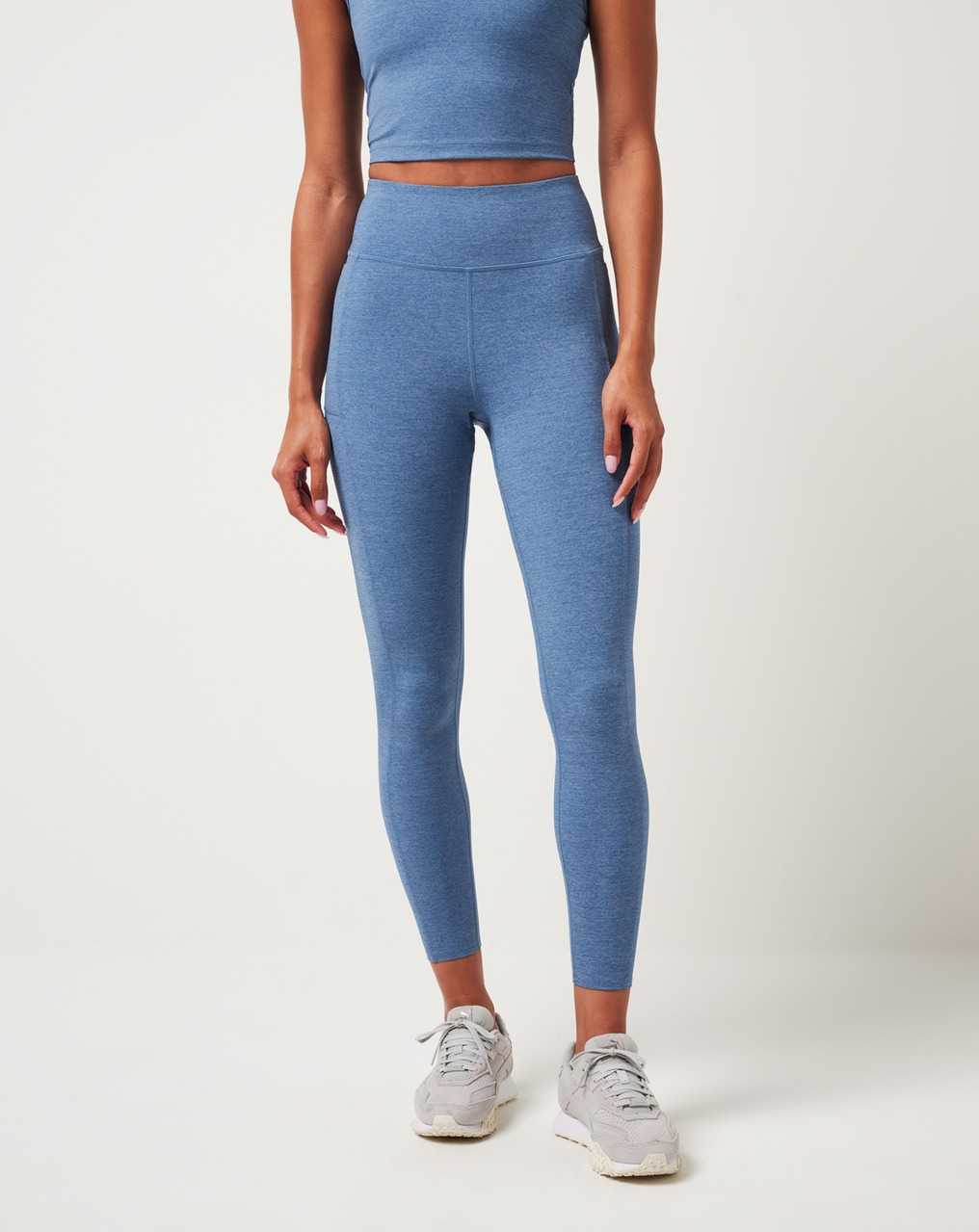 Travis Mathew Where It Counts Legging Heather Copen Blue | IOFNCVQ-13