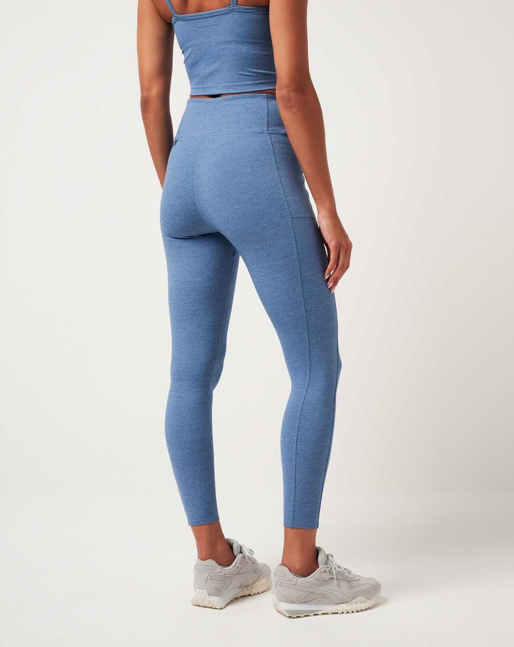 Travis Mathew Where It Counts Legging Heather Copen Blue | IOFNCVQ-13