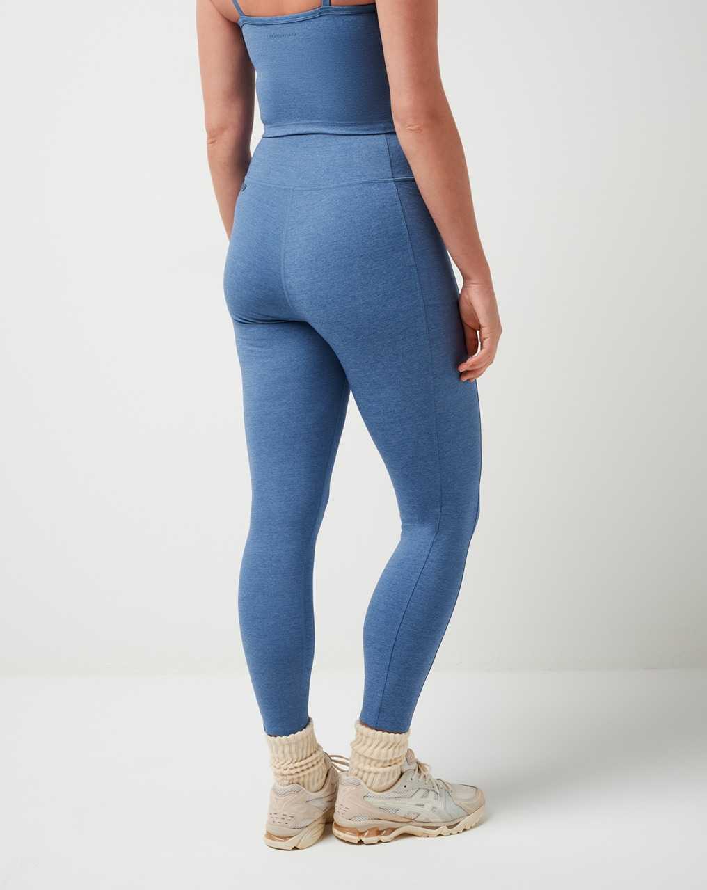 Travis Mathew Where It Counts Legging Heather Copen Blue | IOFNCVQ-13