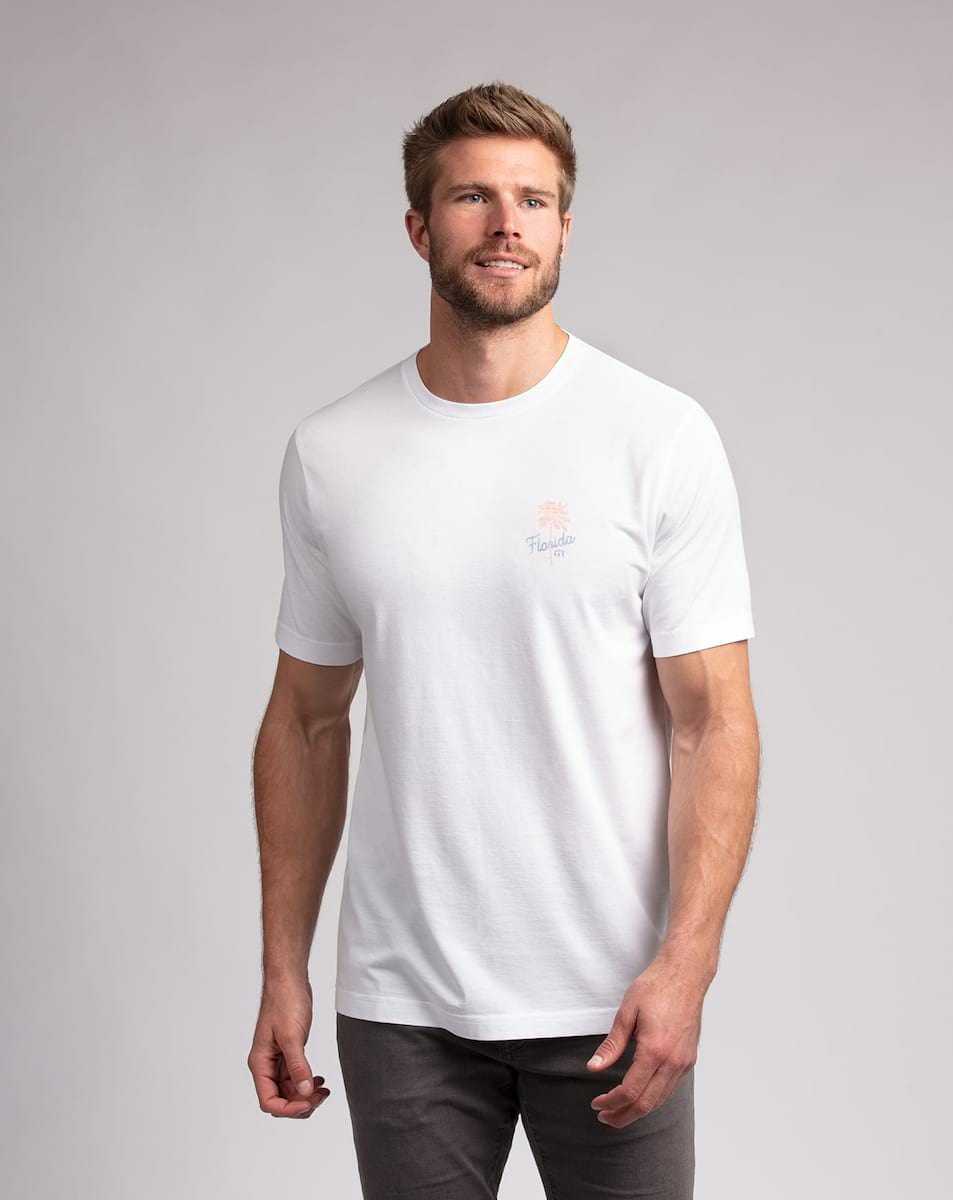 Travis Mathew White Sands Tee White | REHNUWS-08