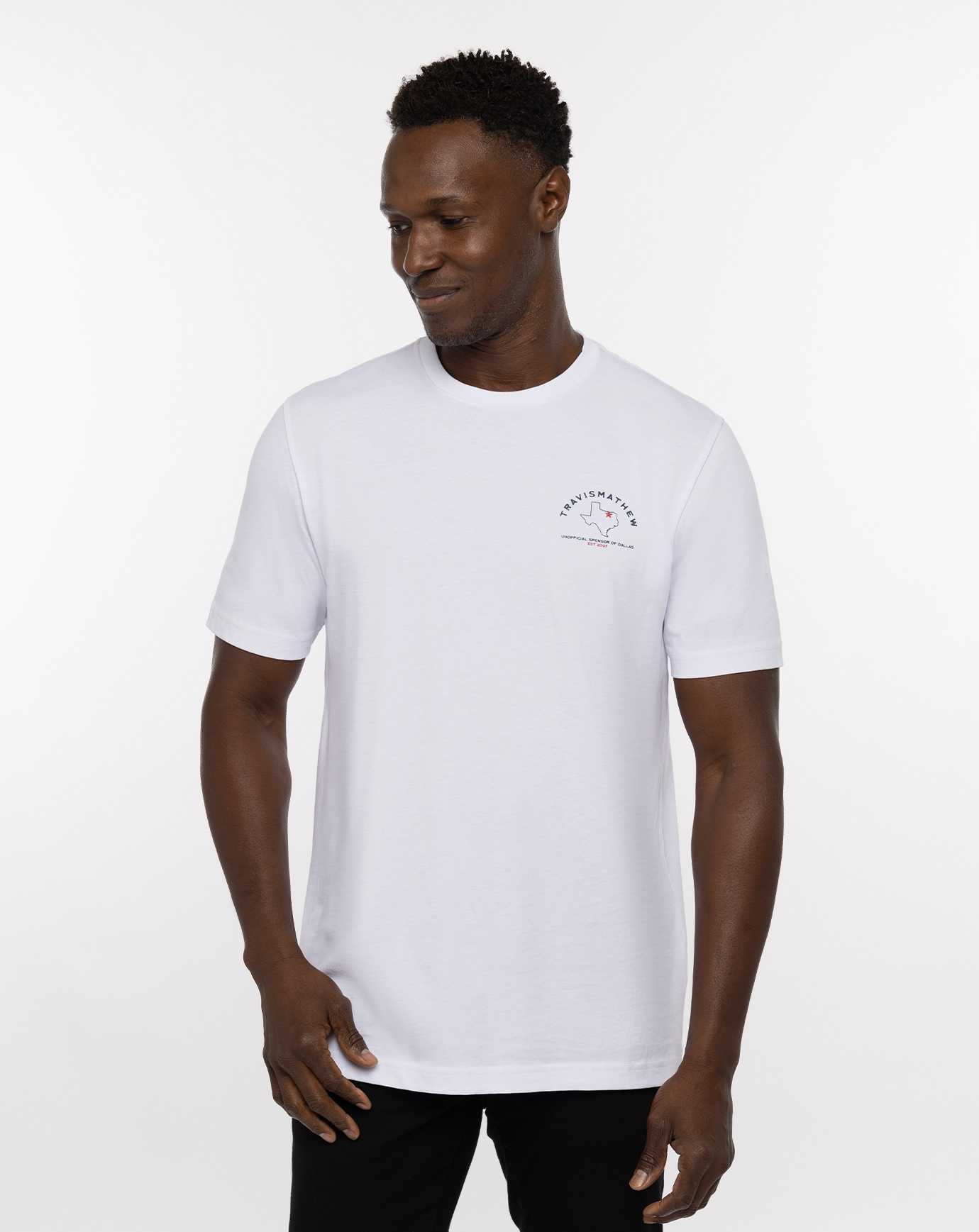 Travis Mathew Wild Mustang Tee White | AGKJOXN-21