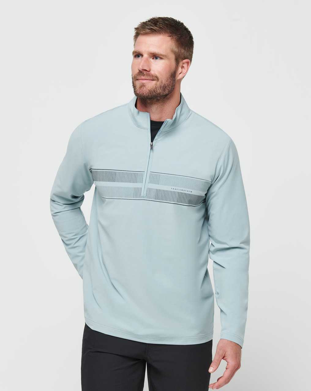 Travis Mathew Wind Water Quarter Zip Arona | IEFCTHM-41